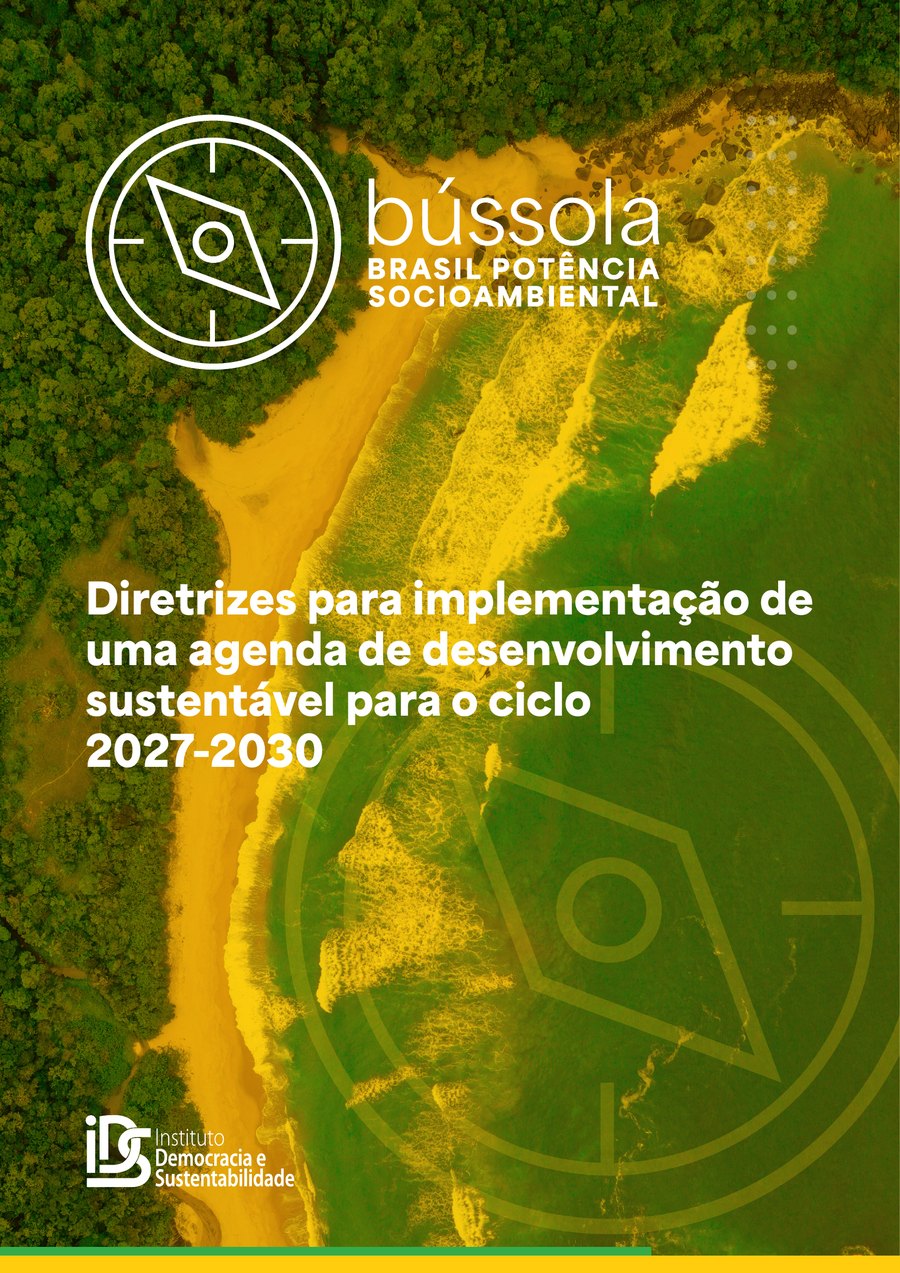 Capa da Bússola 2026: diretrizes para implementação de uma agenda de desenvolvimento sustentável para o ciclo 2027-2030.